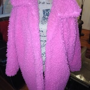 Pink Fuzzy Coat
